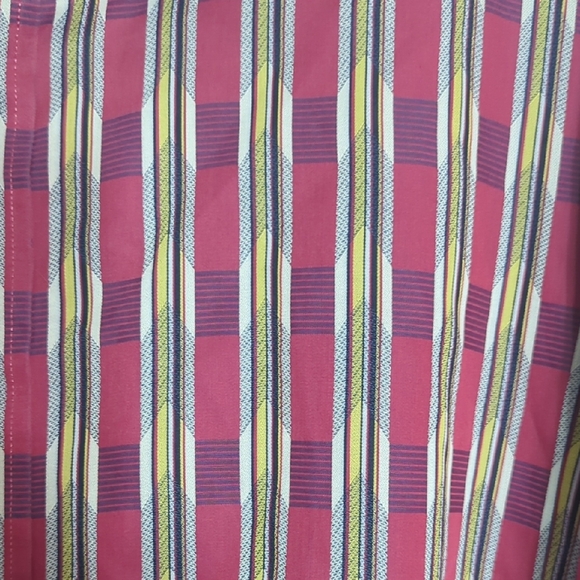 Robert Graham Mens Shirt Button Down Multicolor Plaid Cotton Silk Christmas XL - Picture 3 of 15